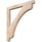 Ekena Millwork Legacy Arts & Crafts Smooth Bracket, Douglas Fir, 3 1/2"W x 44"D x 44"H BKT04X44X44LEC03SDF - alternate 1